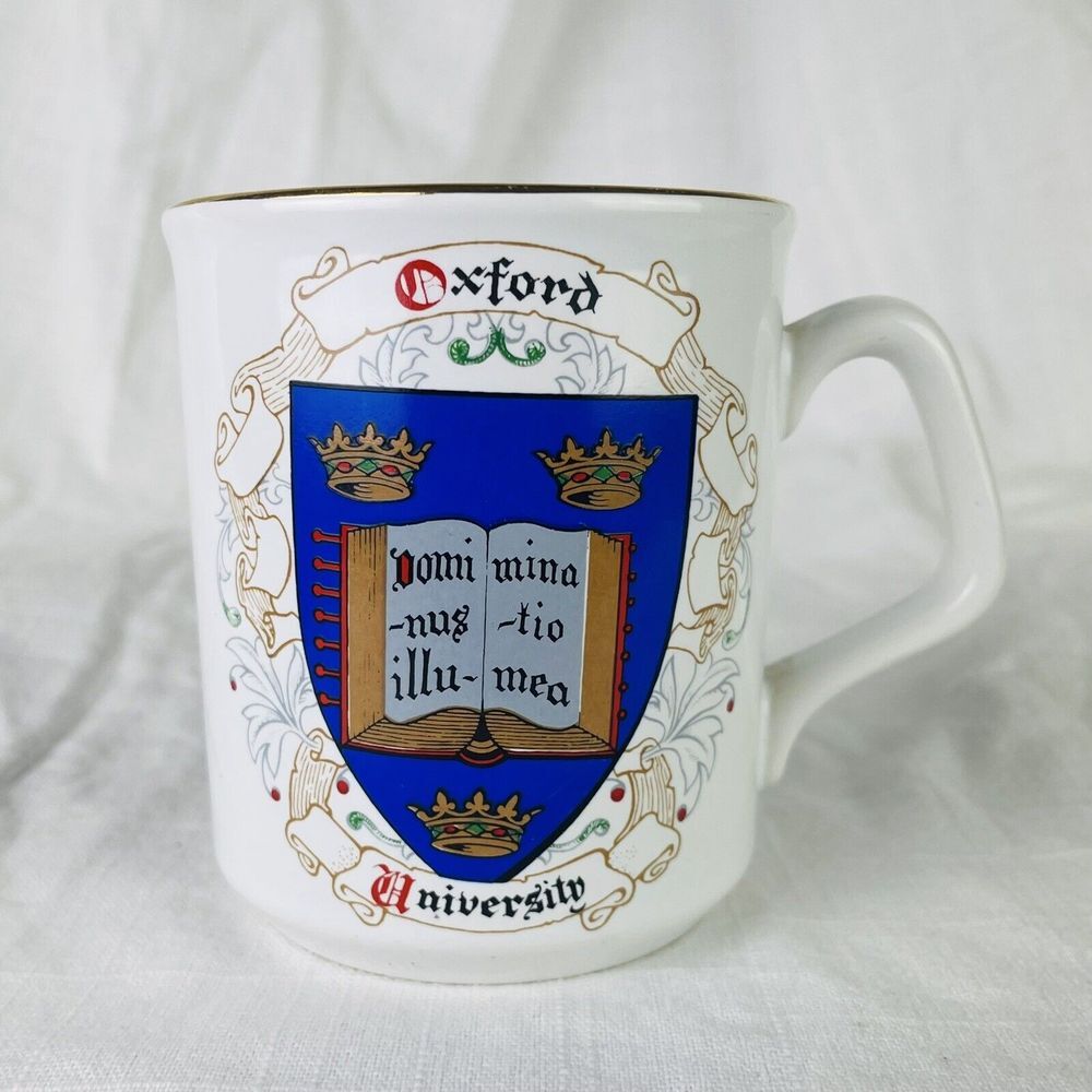 Vintage Oxford University‎ English Bone China Mug AJL EXCELLENT